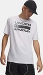 Under Armour T-Shirt Ua Team Issue Wordmark 1329582 Wei&szlig; Regular Fit Male