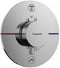hansgrohe ShowerSelect Comfort S Thermostat Unterputz für 2 Verbraucher, 15556000,
