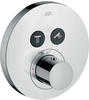 AXOR ShowerSelect Round Thermostat Unterputz für 2 Verbraucher, 36723000,