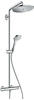 hansgrohe Croma Select S Duschsystem, Thermostat, 26794000,