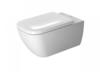 Duravit Happy D.2 Wand-Tiefspül-WC rimless, verlängerte Ausführung,...