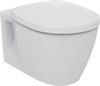 Ideal Standard Connect Wand-Tiefspül-WC, ohne Spülrand, mit WC-Sitz, K296001,