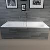 Riho Linares Rechteck-Badewanne, Einbau, B143001105,