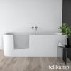 Tellkamp Salida Raumspar-Badewanne mit Duschzone und Verkleidung,