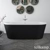 Tellkamp Easy Freistehende Oval-Badewanne, 0100-276-00-A/CRWMEB,