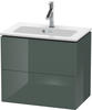 Duravit L-Cube Waschtischunterschrank, 2 Auszüge, LC625603838,