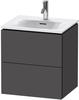 Duravit L-Cube Waschtischunterschrank, 2 Auszüge, LC630404949,