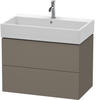 Duravit L-Cube Waschtischunterschrank, 2 Auszüge, LC627709090,