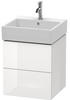 Duravit L-Cube Waschtischunterschrank, 2 Auszüge, LC627402222,