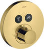 AXOR ShowerSelect Round Thermostat Unterputz für 2 Verbraucher, 36723990,