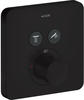 AXOR ShowerSelect Soft Cube Thermostat Unterputz für 2 Verbraucher, 36707670,