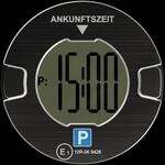 P-DISC NO1 Schwarz Elektronische Parkscheibe