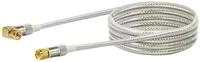 SAT Anschlusskabel (110 dB) KVCWHD30 - 90&deg; F-Winkelstecker > F-Stecker, 3m