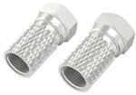 F-Stecker, 7,0 mm, schraubbar, 2 St&uuml;ck (00205207)