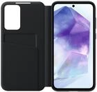 EF-ZA556 f&uuml;r Galaxy A55 Smart View Wallet Case Black Handyh&uuml;lle