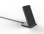 "Kabelloser Qi-Ladestand ""XC360"", 15W, Grau (00215043)"