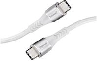 USB-C auf USB-C Kabel, 1,5 m, wei&szlig;