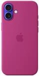 iPhone 16 Plus Silikon Case mit MagSafe - Fuchsia