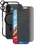 CARE by PanzerGlass&reg; Flagship 3-in-1 Privacy Set iPhone 16