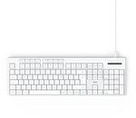 "USB-Tastatur ""CK-200"", kabelgebunden, 8 Media-Tasten, Wei&szlig;, QWERTZ DE (00173053)"