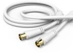 SAT-Anschlusskabel, Quick-F-St. - Quick-F-St., vergoldet, 1,5 m, 100 dB (00205034)