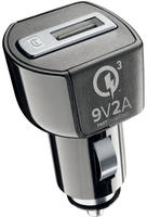KFZ-Ladeger&auml;t Qualcomm 3.0 USB Car Charger Kit mit USB-Type-C Kabel, 18W...