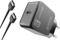 Cellularline USB-C Charger Kit f&uuml;r Samsung, 1m, 15 Watt, Black
