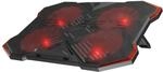 Oxid 260 Laptop-K&uuml;hlpad, 17,3 Zoll, Schwarz/Rot