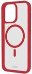 Case f&uuml;r iPhone 16 mit farbigen R&auml;ndern, kompatibel mit MagSafe Aufladung, Red