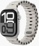 Watch Strap - Wave Band 2 - Armband f&uuml;r Apple Watch 40 / 41 / 42 mm, Cream Armband