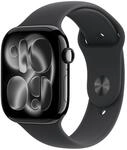 Watch Series 11, GPS + Cellular, 42mm, Diamantschwarz Aluminiumgeh&auml;use mit schwarzem