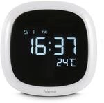 "Wecker ""Bora Bora"" mit Nachtlicht, dimmbar, USB, Wei&szlig; (00185862)"