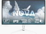 Nova, Wei&szlig;, 27 Zoll, QHD, IPS, 180 Hz, 1 ms Gaming-Monitor