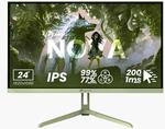 Nova, Gr&uuml;n, 24 Zoll, Full HD, IPS, 200 Hz, 1 ms Gaming-Monitor