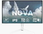 Nova, Wei&szlig;, 24 Zoll, Full HD, IPS, 200 Hz, 1 ms Gaming-Monitor