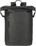 "ROLLO Rucksack Laptop 15.6"" Rolltop wasserfest schwarz Laptop-Rucksack"