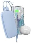 Powerbank 12000mAh USB-C, Ultra Fast Charge & 20W PD,Vivid Blue (00231823)