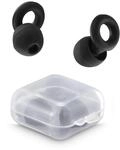 Ohrst&ouml;psel, Noise Reducing, wiederverwendbar, 2 Gr&ouml;&szlig;en, Silikon, Schwarz
