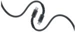 Flexi Braided Data Cable 0,6 m USB Typ-C/ Typ-C 60W Black (61611)