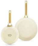 Padova Reserve 2-teiliges Bratpfannenset 20+26 cm Creme