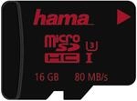 microSDHC 16GB UHS Speed Class 3 UHS-I 80MB/s ohne Adapter/Mobile (123983)