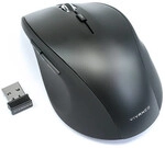 USB Wireless Mouse 1600 dpi, Silent Klick, 5 Tasten, schwarz (36640)