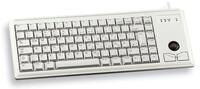 G84-4400 Corded EU-Layout hellgrau TRACKBALL Tastatur