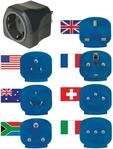 Reisestecker-Set mit 10A Sicherung