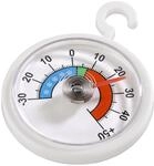 Analoges Thermometer f&uuml;r K&uuml;hlschrank, Gefrierschrank und K&uuml;hltruhe, rund
