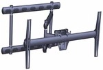 PFW 6852 schwarz Display-Wandhalter
