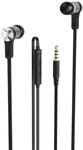 "Kopfh&ouml;rer ""Intense"", In-Ear, Mikrofon, Flachbandkabel, Schwarz (00184018)"