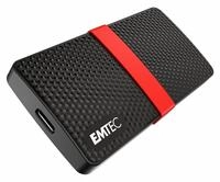 X200 Portable 4K SSD, 1 TB, Schwarz / Rot