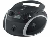 GRB 3000 BT schwarz/silber Radiorekorder mit CD-Spieler