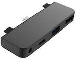 HyperDrive 4-in-1 USB-C Hub f&uuml;r iPad Pro grau